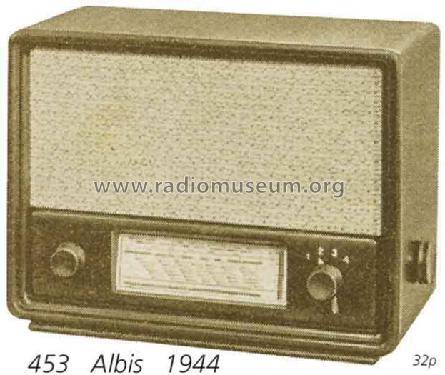 453 mit KW-Lupe; Albis, Albiswerke AG (ID = 1335) Radio