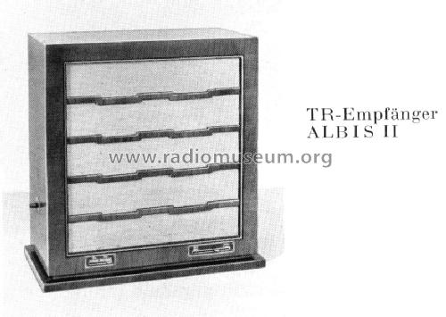 NF-Telefonrundspruch TR II; Albis, Albiswerke AG (ID = 95609) Radio