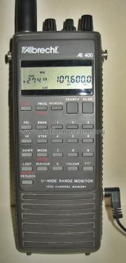 U-Wide Range Monitor AE400; Albrecht Marke, (ID = 1586540) Amateur-R