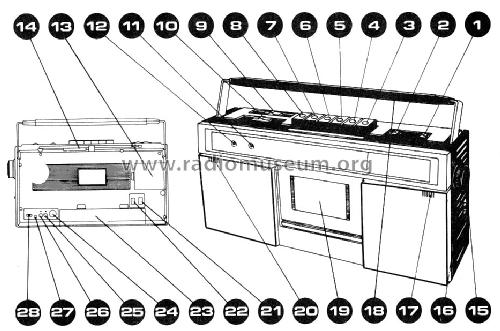 Venturer 3-Band Stereo-Radio-Cassette Recorder 3838; ALCO Alconic (ID = 1191911) Radio