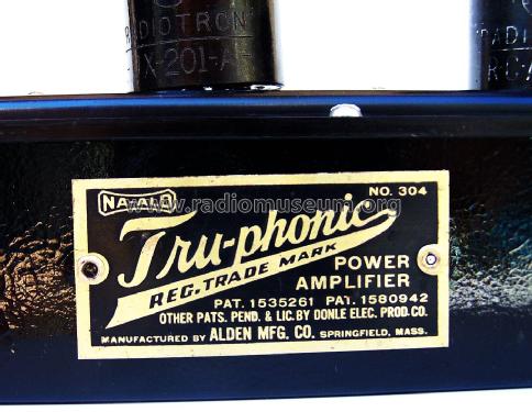 Tru-Phonic Power Amplifier ; Alden-Napier (ID = 2176332) Ampl/Mixer