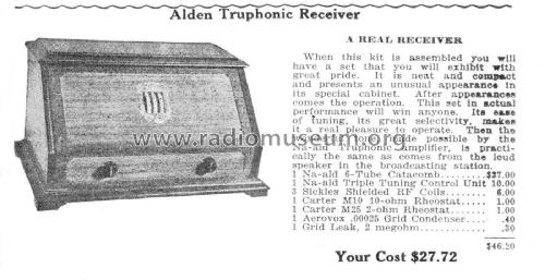 Truphonic Receiver ; Alden-Napier (ID = 2635133) Kit