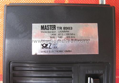 Master TR-8903; Alexia, Unica; (ID = 1475537) Radio