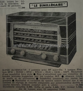 Le Bimillénaire ; Alfar Electronic; (ID = 2725475) Radio