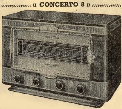 Concerto 8; Alfar Electronic; (ID = 469950) Radio
