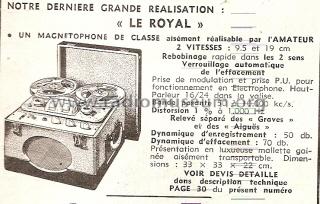 Le Royal ; Alfar Electronic; (ID = 1102728) Ton-Bild