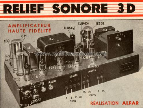 Relief Sonore 3D; Alfar Electronic; (ID = 499415) Ampl/Mixer