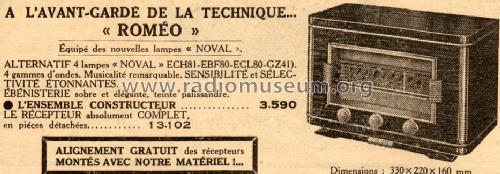 Roméo ; Alfar Electronic; (ID = 537816) Radio