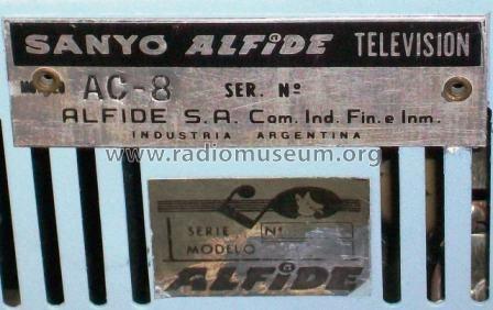Alfide AC8; Alfide; Buenos Aires (ID = 841213) Televisore