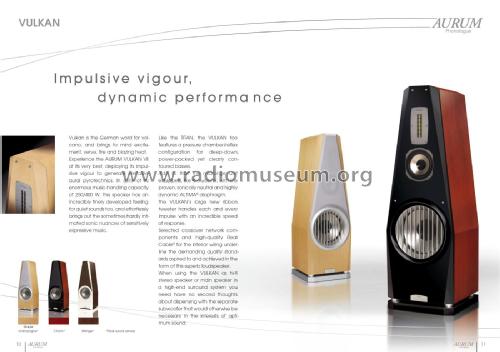 Quadral Aurum Vulkan VII; All-Akustik, (ID = 1909930) Parleur