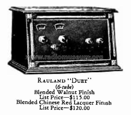 Duet ; All American Mohawk, (ID = 1744149) Radio