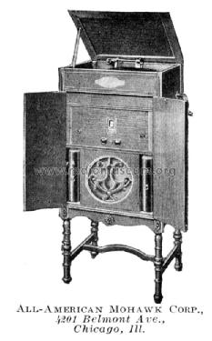 Radio-Phonograph Combination ; All American Mohawk, (ID = 1380023) Radio