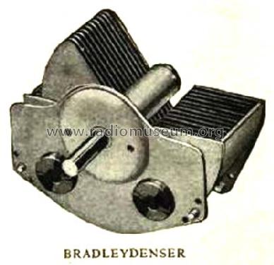 Bradleydenser Variable Condenser ; Allen-Bradley Co.; (ID = 1308920) Radio part