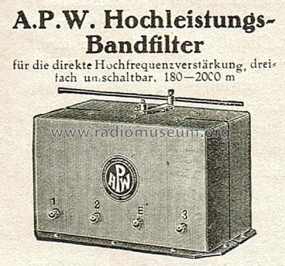 Hochleistungs-Bandfilter ; Allgemeine (ID = 2475760) mod-past25