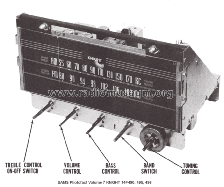 Knight 14F490 ; Allied Radio Corp. (ID = 1282637) Radio