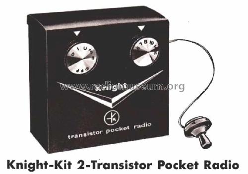 Knight 2 Transistor Radio Kit 83 Y263; Allied Radio Corp. (ID = 1869363) Bausatz