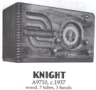 A 9710 ; Allied Radio Corp. (ID = 1421947) Radio