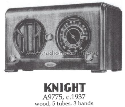 A 9775 Ch= B 1; Allied Radio Corp. (ID = 1422452) Radio