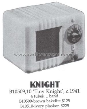 B 10510 'Tiny Knight' ; Allied Radio Corp. (ID = 1422508) Radio