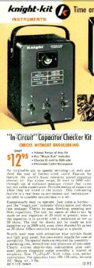 Capacitance Checker F-119; Allied Radio Corp. (ID = 2659061) Equipment