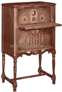 Knight Flournoy 7 Tube TRF 9942; Allied Radio Corp. (ID = 3177007) Radio