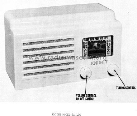 Knight 5A-190 ; Allied Radio Corp. (ID = 627991) Radio