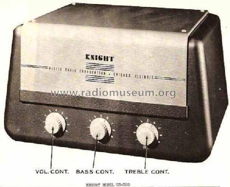 Knight 93-320; Allied Radio Corp. (ID = 493401) Ampl/Mixer
