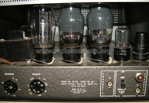 Knight 93-320; Allied Radio Corp. (ID = 769055) Ampl/Mixer