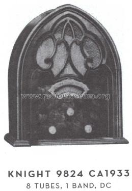 Knight 9824 ; Allied Radio Corp. (ID = 1583427) Radio