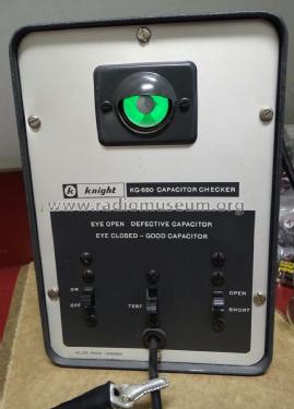 Knight Capacitor Checker KG-680; Allied Radio Corp. (ID = 2879749) Equipment
