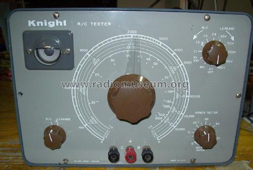 Knight Capacitor Resistor Tester 83 Y 124 / 87 Y 503; Allied Radio Corp. (ID = 2288533) Equipment