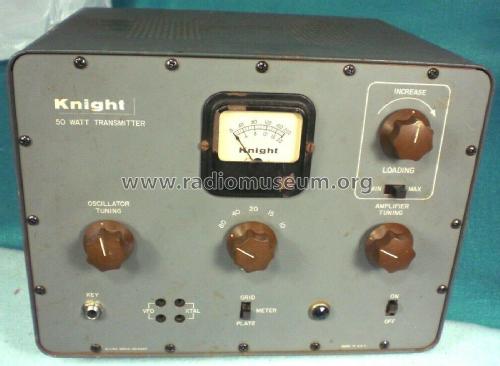 Knight 50-Watt Transmitter 83YX255 'T-50' ; Allied Radio Corp. (ID = 2659677) Amateur-T