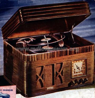 Knight D-175 Automatic Phono Radio; Allied Radio Corp. (ID = 675886) Radio