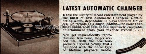 Knight D-195 Automatic Phono Radio; Allied Radio Corp. (ID = 669964) Radio