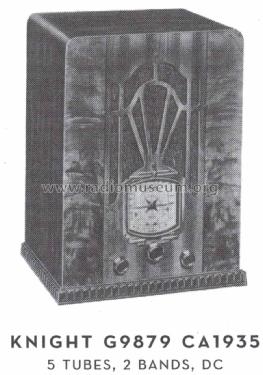 Knight G9879 ; Allied Radio Corp. (ID = 1583412) Radio