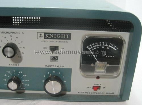 Knight Heavy Duty Industrial P.A. Amplifier KN 3050HD; Allied Radio Corp. (ID = 2638696) Ampl/Mixer