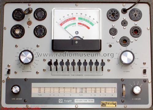 Knight Tube Tester KG-600B; Allied Radio Corp. (ID = 464848) Equipment