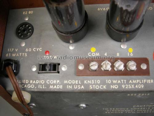 Knight mini-fi KN-510 Ch= 92SX409; Allied Radio Corp. (ID = 1036209) Ampl/Mixer