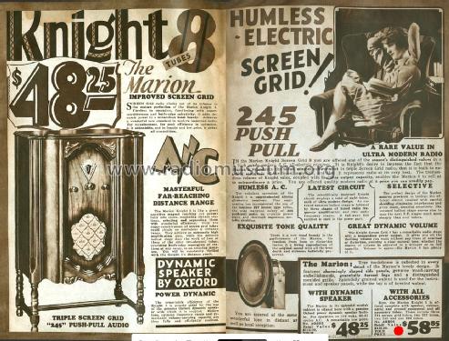 Knight The Marion AC A9504; Allied Radio Corp. (ID = 3169084) Radio