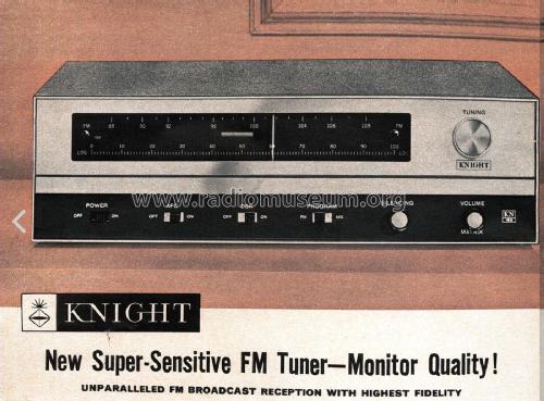 Knight Super Sensitive FM Tuner KN-150; Allied Radio Corp. (ID = 3178106) Radio