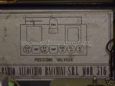 316M; Allocchio Bacchini (ID = 1224712) Radio