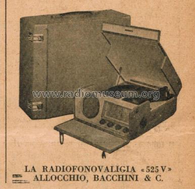 525V; Allocchio Bacchini (ID = 2672582) Radio