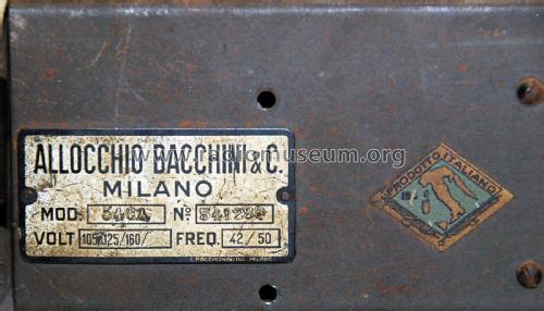 54CA/M; Allocchio Bacchini (ID = 1923276) Radio