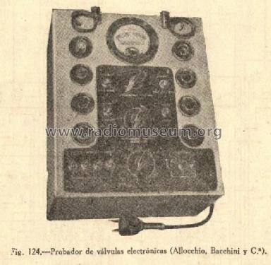 Comprobador de válvulas - Tube Tester ; Allocchio Bacchini (ID = 1883899) Equipment