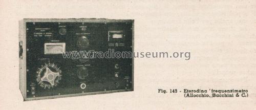 Eterodina 'Frequenzimetro' RA; Allocchio Bacchini (ID = 2692419) Ausrüstung