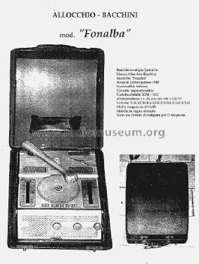 Fonalba ; Allocchio Bacchini (ID = 938312) Radio