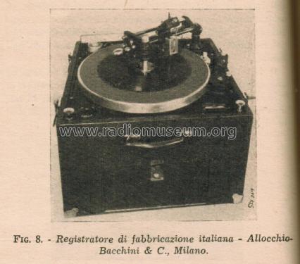 Fonoincisore ; Allocchio Bacchini (ID = 2660967) Reg-Riprod