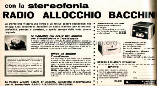 Transfonette TRV50; Allocchio Bacchini (ID = 2618212) Ton-Bild