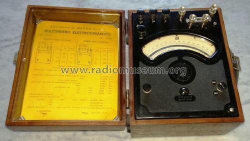 Wattmetro Elettrodinamico 3075/c; Allocchio Bacchini (ID = 2150658) Ausrüstung