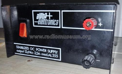 Stabilized DC Power Supply Al-355; Alpha Elettronica; (ID = 2013056) A-courant